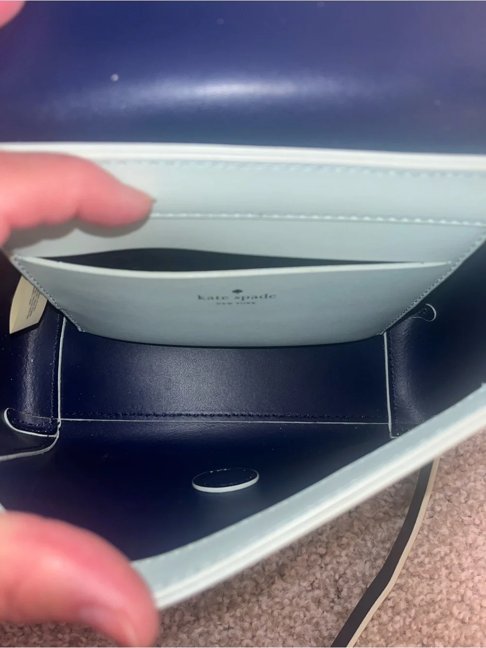 Kate Spade Putnam Drive Caressa Crossbody in Light Blue